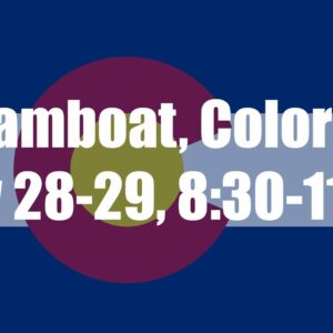 Steamboat, Colorado<br>July 28-29, 8:30-11am